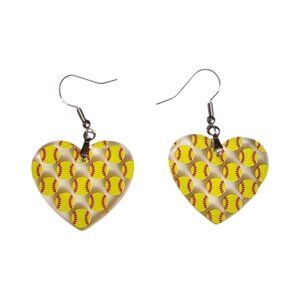 Game Day Love Acrylic Drop Earrings